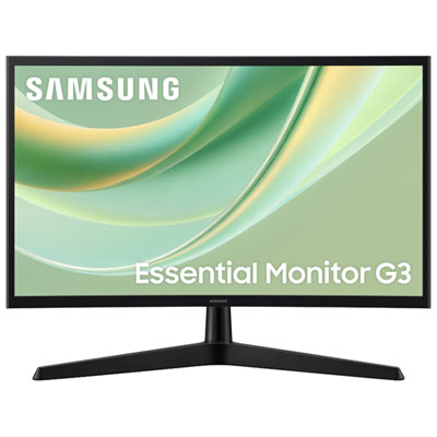 "Samsung Essential G3 24"" 1080p HD Curved VA LED Gaming Monitor (LS24HG350ENXZA) - FreeSync - 1ms GTG - 144Hz"