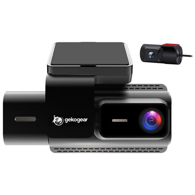 GekoGear Orbit D420 Dash Cam with 3" IPS Screen & Rear Camera