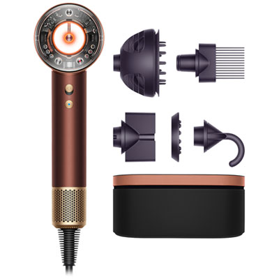 Dyson Supersonic Nural Hair Dryer 1600W with Diffuser & Concentrator - Limited Edition Plum/Copper