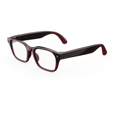 Meta Adventurer AI Glasses with AI, Photo, Video, Audio & Messaging - Merlot/Transitions Ruby - Standard