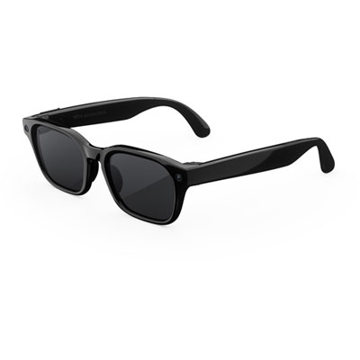 Meta Adventurer AI Glasses with AI, Photo, Video, Audio & Messaging - Classic Black/Polarized Grey - Large