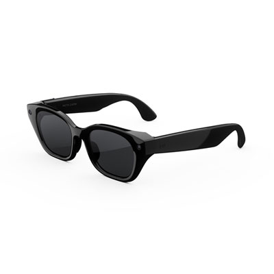 Meta Capri AI Glasses with AI, Photo, Video, Audio & Messaging - Classic Black/Grey - Standard