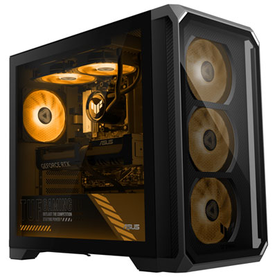 ASUS TUF TM700 Gaming PC - RTX 5070 PRIME, AMD Ryzen 7‑8700F, 16GB Memory, 1TB SSD - Solar Eclipse Grey