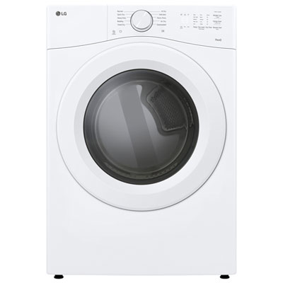 LG 7.4 Cu. Ft. Electric Dryer with Moisture Sensing, Energy Star & Wi-Fi (DLE3420W) - White Great washer and dryer combo