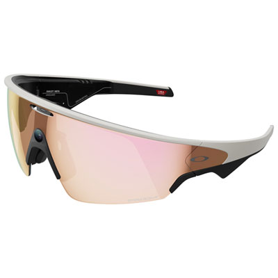 Oakley | Meta Vanguard Glasses with Meta AI, Audio, Photo, Video Compatibility - White/Prizm Rose Gold