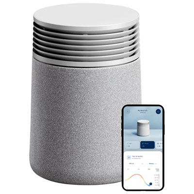 Blueair Blue Signature HEPASilent Air Purifier - 1190 sq. ft. - Grey