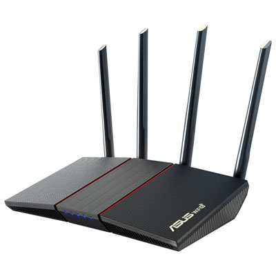 ASUS Wireless AX3000 Dual Band Wi-Fi 6 Extendable Router (RT-AX57M)
