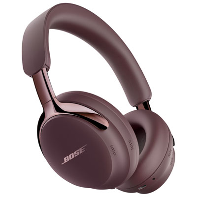 Bose QuietComfort Ultra (2nd Gen) Over-Ear Noise Cancelling Bluetooth Headphones - 30 Hour Playtime, Cherry Chocolate