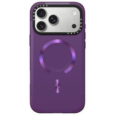 Étui Rigide Ajusté Casetify Force Avec Magsafe Pour Iphone 18 Pro Max/17 Pro Max - Violet - Partenaire De Détail Exclusif