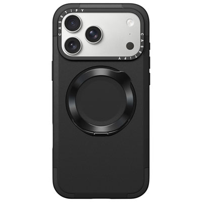 Étui Rigide Ajusté Casetify Compact Avec Magsafe Pour Iphone 18 Pro Max/17 Pro Max - Noir - Partenaire De Détail Exclusif