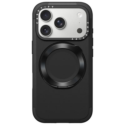 Étui Rigide Ajusté Casetify Compact Avec Magsafe Pour Iphone 18 Pro/17 Pro - Noir - Partenaire De Détail Exclusif