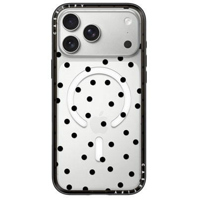Étui Rigide Ajusté Casetify Compact Avec Magsafe Pour Iphone 18 Pro/17 Pro - Noir/transparent - Partenaire De Détail Exclusif