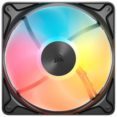 Corsair RS120 II ARGB 120mm PWM Case Fan - Black