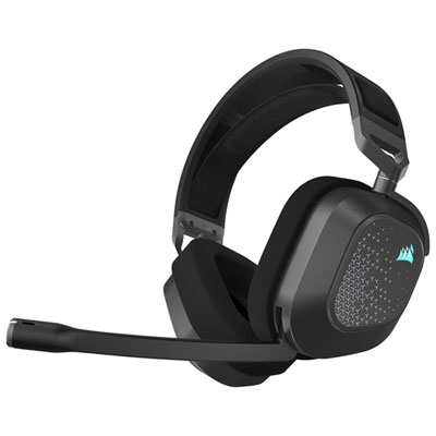 Casque D’écoute De Jeu Sans Fil Corsair Hs80 V2 Max Pour Pc/ps4/ps5/nintendo Switch - Gris Acier Best dynamic sound to date when gaming
