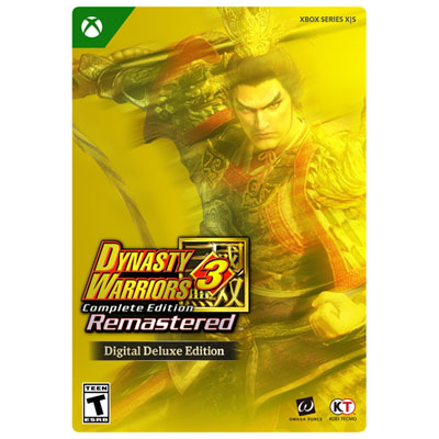 Dynasty Warriors 3 Complete Edition Remastered Digital Deluxe Edition (XBOX Series X|S) - Digital Download