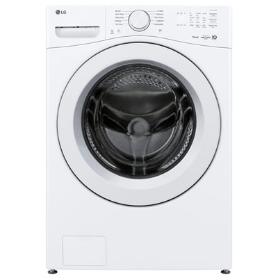 LG 5.2 Cu. Ft. (IEC) Front Load Washer with ColdWash and Wi-Fi - Energy Star (WM3420CW) - White Love washer