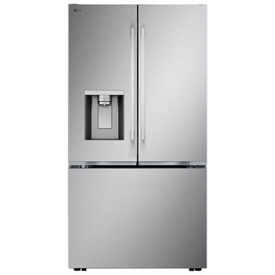 LG 36" 25.1 Cu. Ft. French Door Refrigerator with Water Dispenser (LF26WCH62S) - Stainless Steel