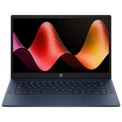 "HP Chromebook 14"" 60Hz Laptop - MediaTek Kompanio 540 - 4GB RAM - 64GB eMMC - Chrome OS - Aquatic Blue"