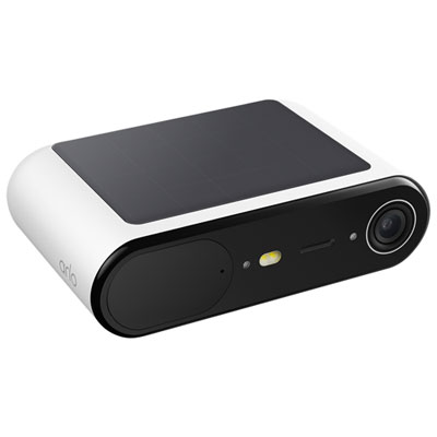 Arlo Essential Solar 2K Wire-Free Outdoor Solar Security Camera - 120° View, Colour Night Vision, 2-Way Audio - White