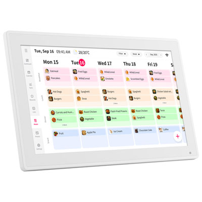 FotoStream 15.6" Touchscreen Digital Photo Frame with Calendar (FSC-WCL02EF) - Black- Only at Best Buy