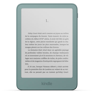 Amazon Kindle 32GB 6" Digital eReader with Touchscreen (LP38MA) - Aluminum Seaglass Green