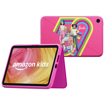 Amazon Kids Tablet 8 (Age 6+) (2026) 8.7-inch, Wi-Fi, with Case - Barbie Club 59