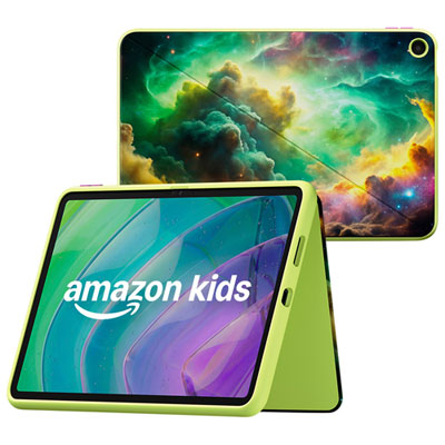 Amazon Kids Tablet 11 (Age 6+) (2026) 11-inch, Wi-Fi, with Case - Stellar Swirl