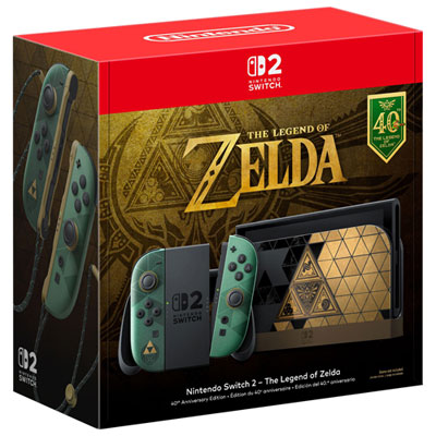 Nintendo Switch 2 Console - The Legend of Zelda 40th Anniversary Edition