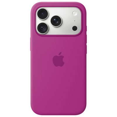 Étui Rigide Ajusté Apple En Silicone Avec Magsafe Pour Iphone 18 Pro - Magenta