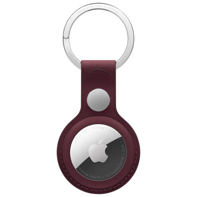 Apple AirTag FineWoven Key Ring - Burgundy