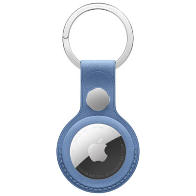 Apple AirTag FineWoven Key Ring - Wildflower Blue