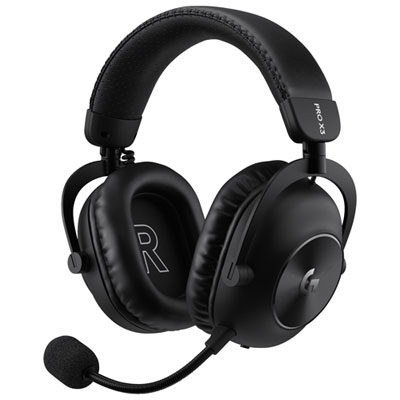 Logitech G PRO X3 LIGHTSPEED Wireless Gaming Headset for PC / PS4 / PS5 - Black