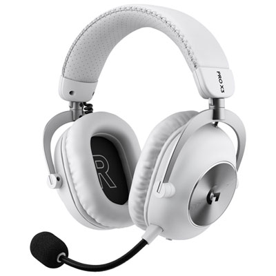Logitech G PRO X3 LIGHTSPEED Wireless Gaming Headset for PC / PS4 / PS5 - White