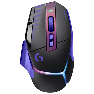 Logitech G502 X PLUS 44000 DPI Wireless Optical Gaming Mouse - Dark Lilac