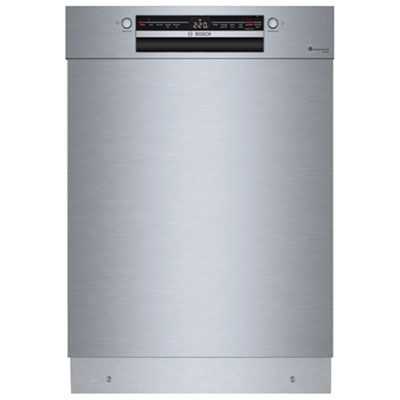 Bosch 100 Series 24" 48dB Smart Front Control Dishwasher with Stainless Steel Tub (SHE41D75UC) - Stainless Steel I also love the sleek design