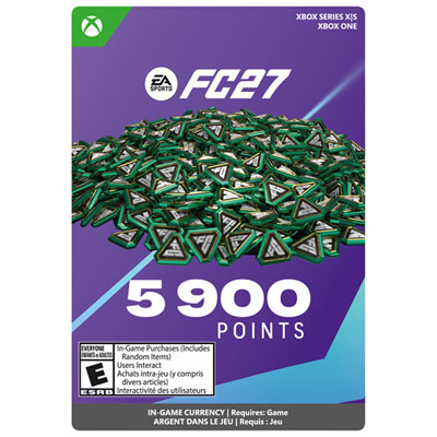 EA Sports FC 27 - 5900 FC Points (XBOX Series X|S/XBOX One) - Digital Download