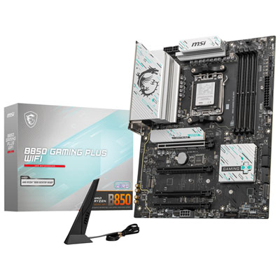 MSI B850 GAMINGPLUS ATX Wi-Fi 6E AM4 DDR5 Motherboard for AMD Ryzen 9000/8000/7000 Series CPUs