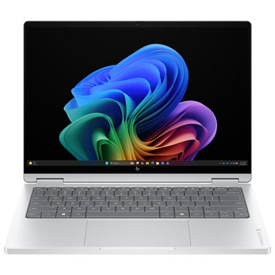 "HP OmniBook X 14 14"" 120Hz HDR Touchscreen Copilot+ PC Laptop - NVIDIA N1X 650 - 32GB LPDDR5x RAM - 1TB SSD - Glacier Silver"