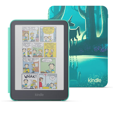 "Amazon Kids Kindle Colorsoft (2026) 7"" Digital eReader 16GB for Waterproof Reading, Comics & Graphic Novels - Enchanted Woods"
