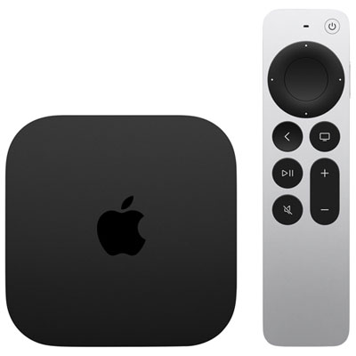 Apple TV 4K 128GB with Wi-Fi & Siri AI (4th Generation)