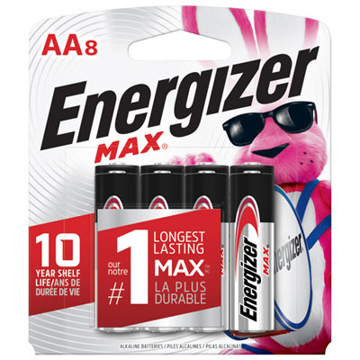 Image of Energizer   AA   1.5V 8-Pack Batteries