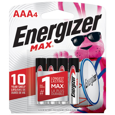 Image of Energizer   AAA   1.5V 4-Pack Batteries