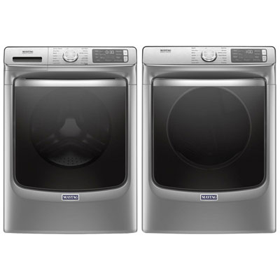 Maytag 5.8 Cu. Ft. HE Front Load Steam Washer & 7.4 Cu. Ft. Electric Steam Dryer- Metallic Slate Bought this washer (and matching gas dryer) this past May