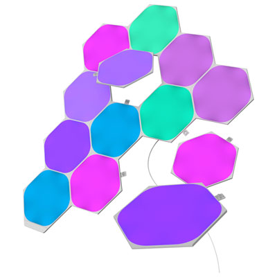 Image of Nanoleaf Shapes Hexagon Light Panels - Smarter Kit with 2 Expansions - 13 Panels
