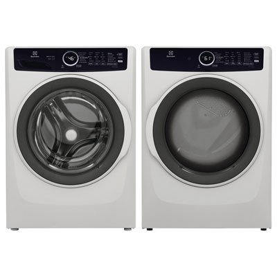 Electrolux 5.2 Cu. Ft. He Front Load Steam Washer & 8.0 Cu. Ft. Electric Steam Dryer - White Work great ,love them best washer and dryer l ever bought