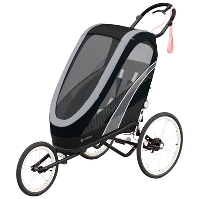 Image of Cybex Zeno 4-in-1 Multi-Sport Jogging Stroller - Black Pink