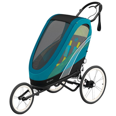 Image of Cybex Zeno 4-in-1 Multi-Sport Jogging Stroller - Black/Blue