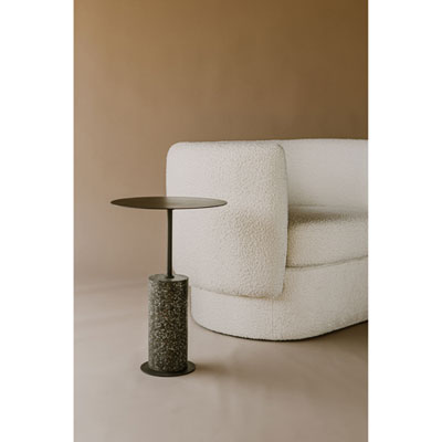 Image of Lillith Contemporary Accent Table - Black