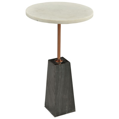 Image of Dawn Contemporary Accent Table - White