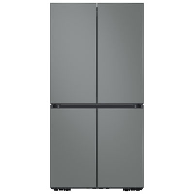 Samsung BESPOKE 36" 22.8 Cu. Ft. French Door Refrigerator (RF23A9675AP/AC) - Grey Glass